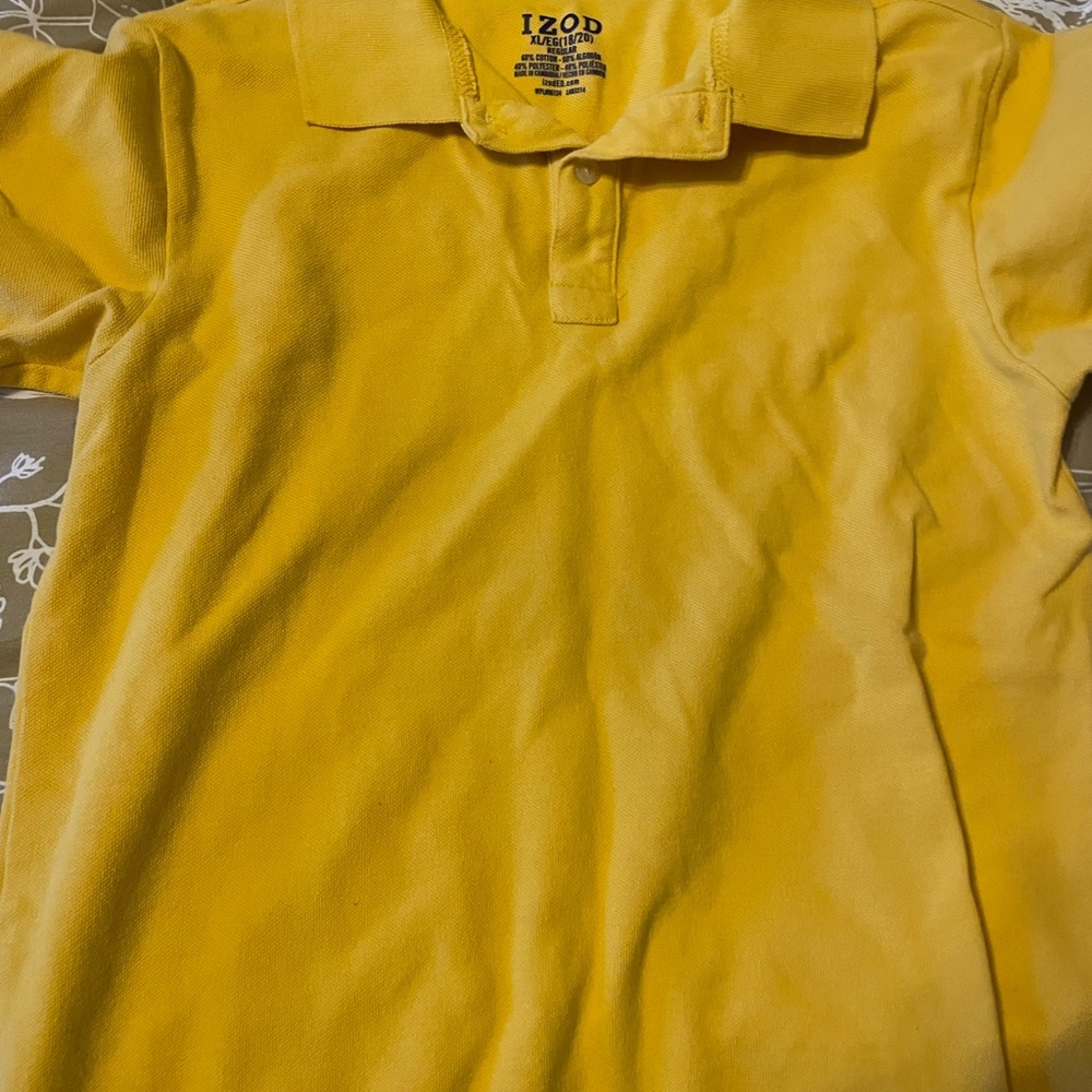 Izod yellow nice shirt for boys